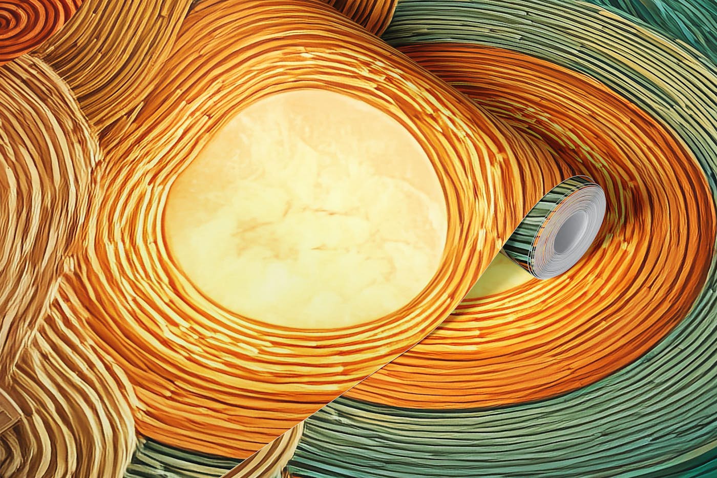 Earthy Tones Texture Fusion wallpaper roll