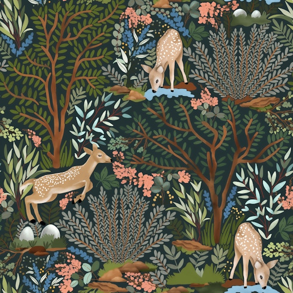 Peaceful Deer Landscape