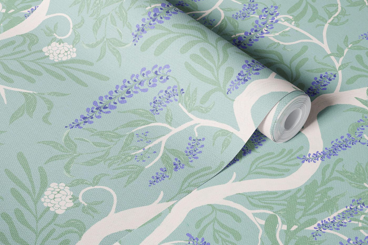 Pastel Wisteria wallpaper roll