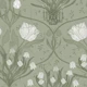 Art Nouveau Flourishing Woodland - Sage Green