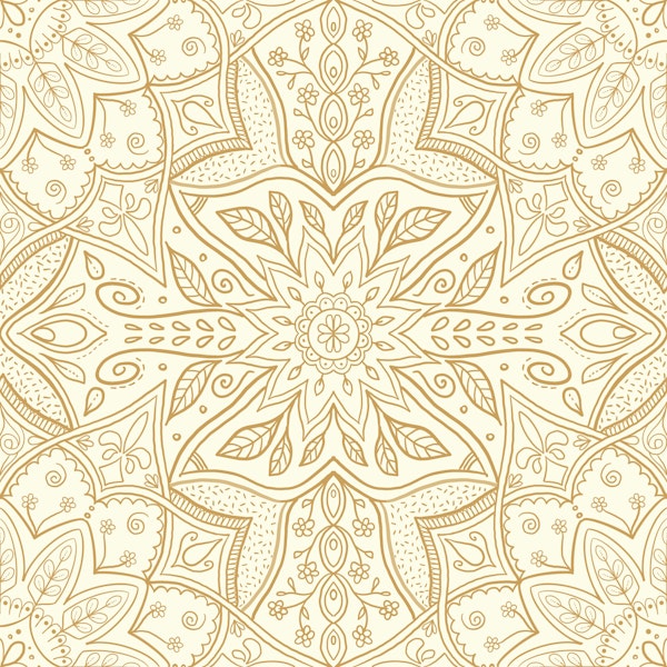 Golden Mandala Dreams