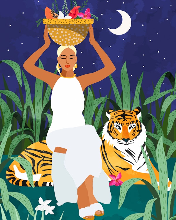 Midnight Tiger Forest