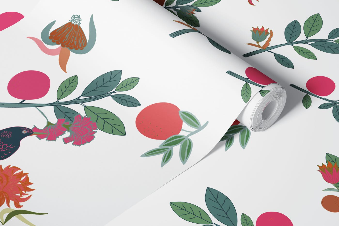 Oranges and Grapefruits wallpaper roll