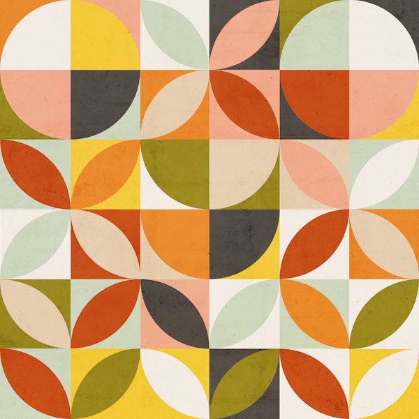 Colorful Mid-Century Vibes