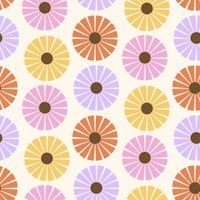 Paper Flowers Pattern papel de parede