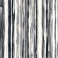 Classic Monochrome Watercolor Stripes wallpaper
