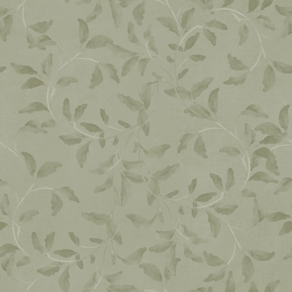 Warm Minimalism Foliage - Olive Green