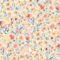 Garden tapestry loose watercolor floral green tapety
