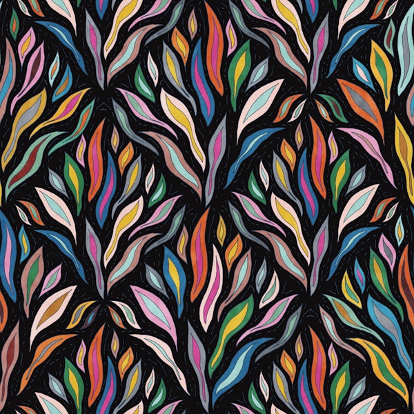 Black Bold Organic Maximalist Garden