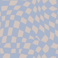 Check Distorted Blue tapet
