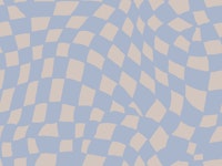 Check Distorted Blue papiers peint