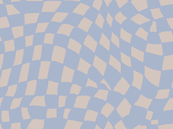 Check Distorted Blue