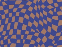 Check Distorted Kobalt papel de parede