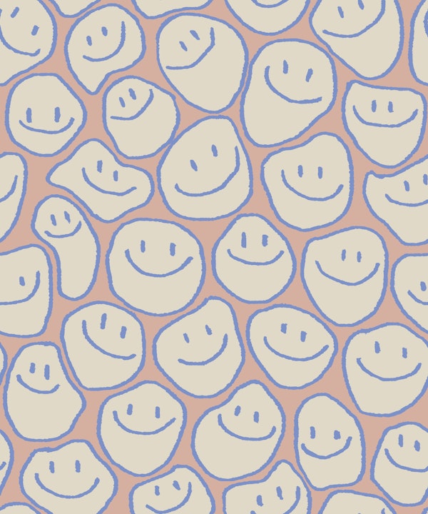 Dripped Smiley Off White