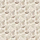 Cranberries and cherry blossoms drawing brown