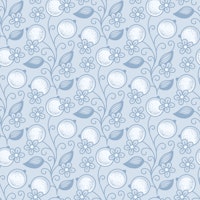 Cranberries and cherry blossoms light blue papel de parede