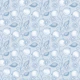 Cranberries and cherry blossoms light blue