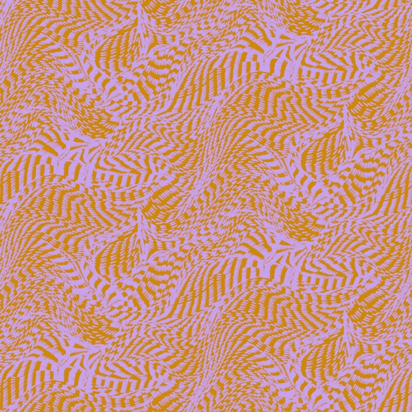Vibrant Abstract Mauve Waves Optic Illusion