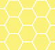 Hexagon Mosaic Tile - Pastel Butter Yellow