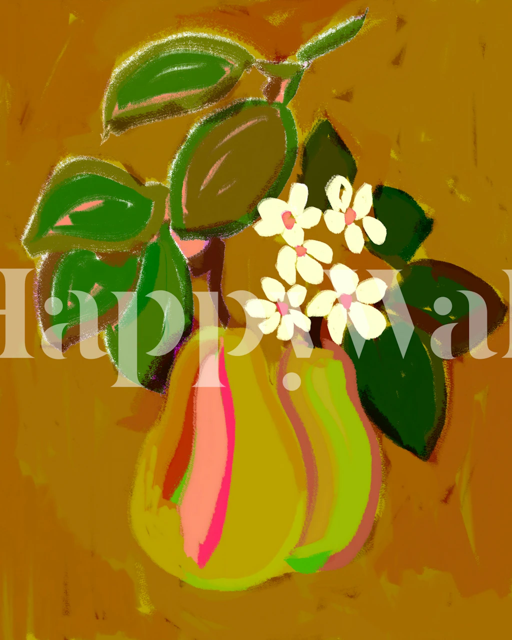 Tapeta Blossom & Harvest v místnosti