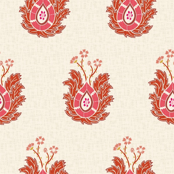 Elegant flower Paisley