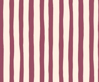 Burgundy Stripe - Organic Painted Lines ταπετσαρία