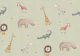 Safari Animal Fun in green