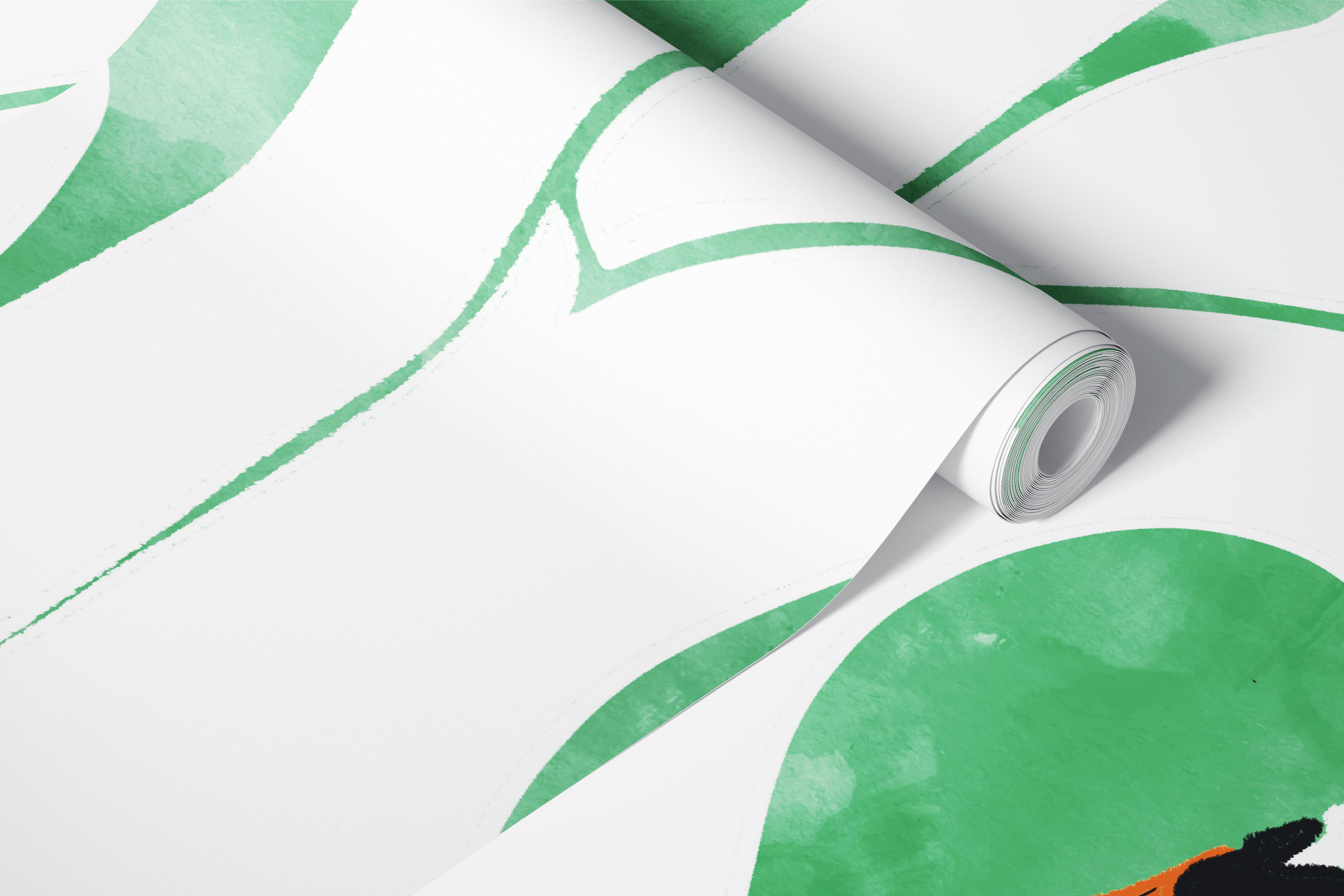 White Calm Born Into A Swan wallpaper design