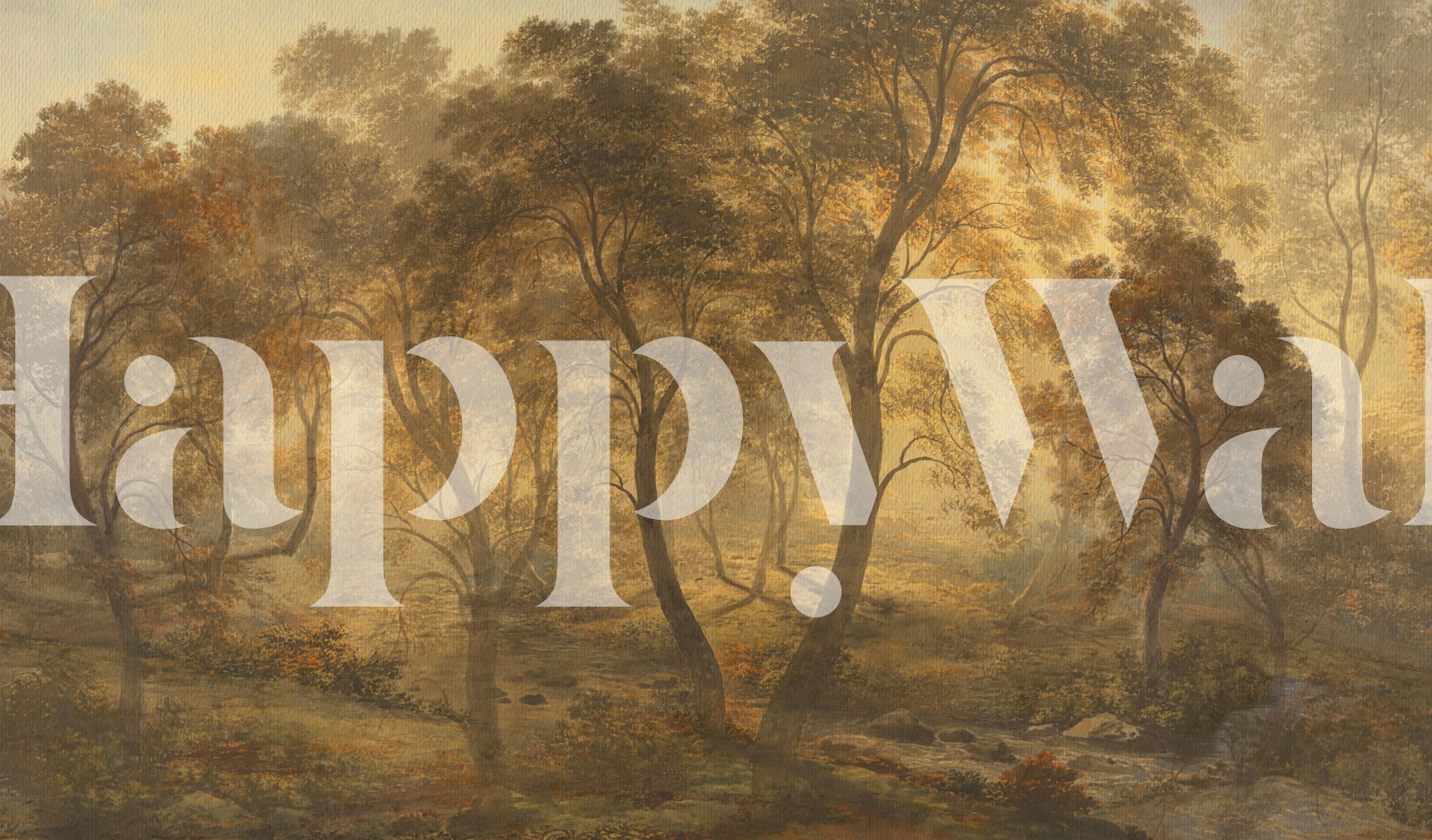 Enchanted River Forest wallpaper v útulném prostředí