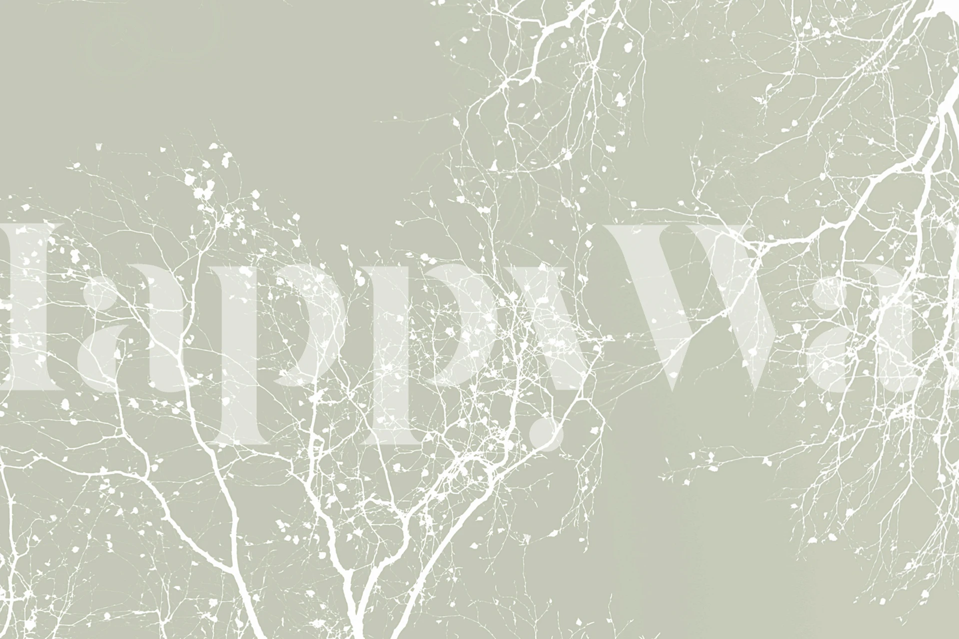 Branches Soft Green Sage tapeta u sobi