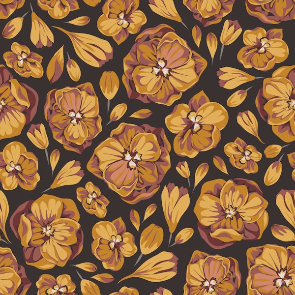 Golden Petals Fusion