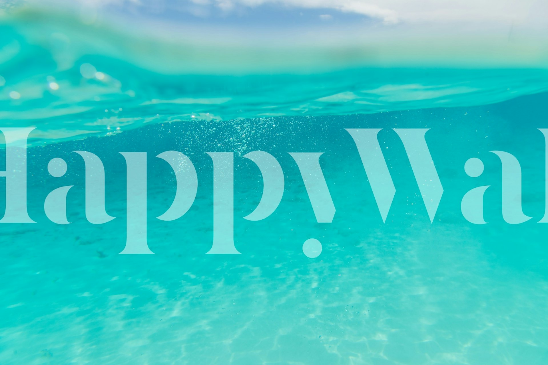 Tapeta Underwater Caribbean v místnosti