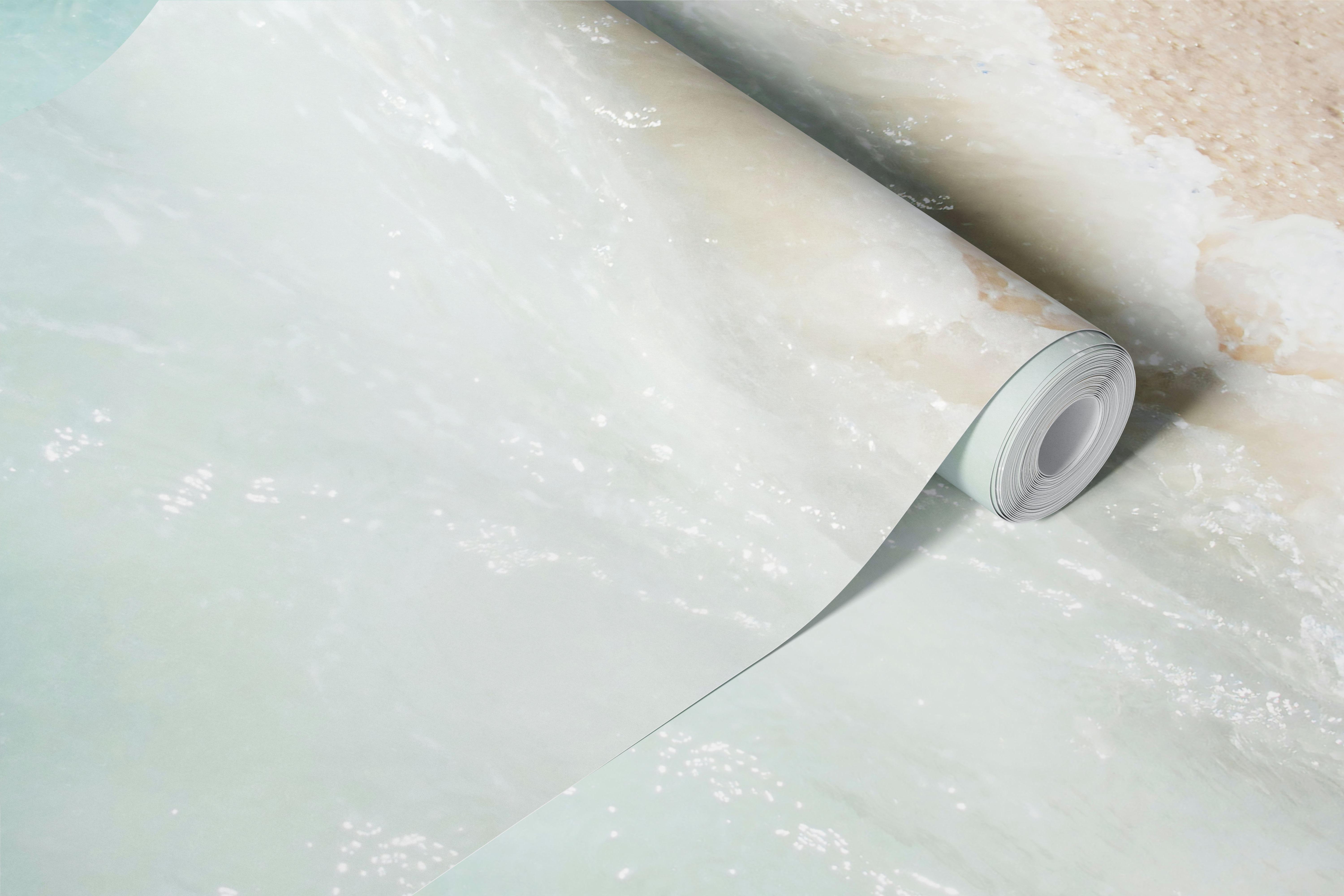 Pastel Karibisk Ocean tapet i et rum