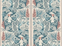 Paradise - blue - large scale carta da parati