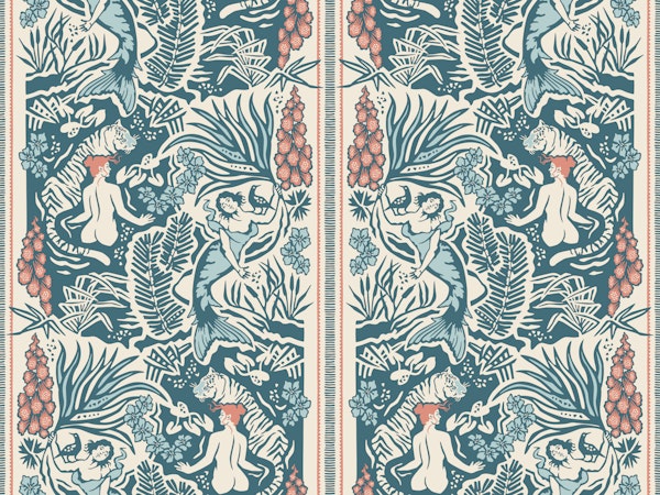 Paradise - blue - large scale