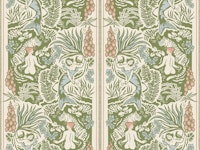 Paradise - green - large scale papiers peint