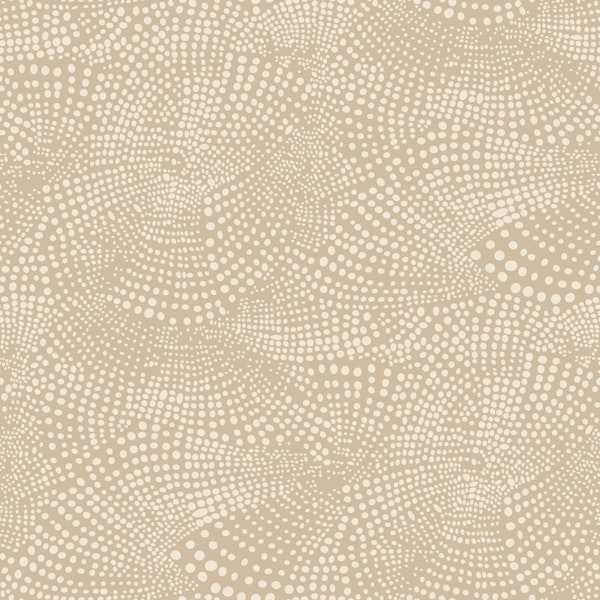 Curvy dots - sand tones - Large scale