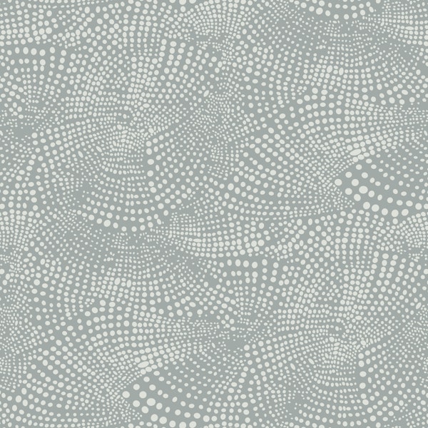 Curvy dots - warm grey - Large scale