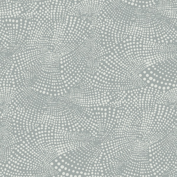 Curvy dots - warm grey - Large scale