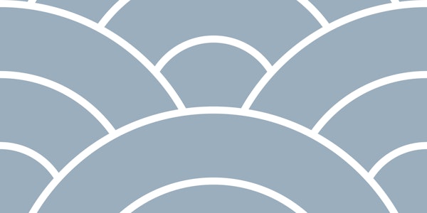 Seigaiha Powder Blue  Arches