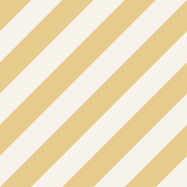 Diagonal Stripes - Mustard Yellow & White