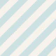 Diagonal Stripes - Soft Blue and Cream