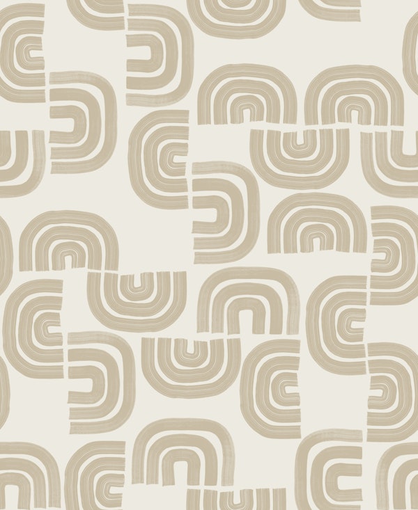 Beige Arches on Cream
