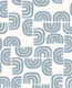 Dusty Blue Retro Arches