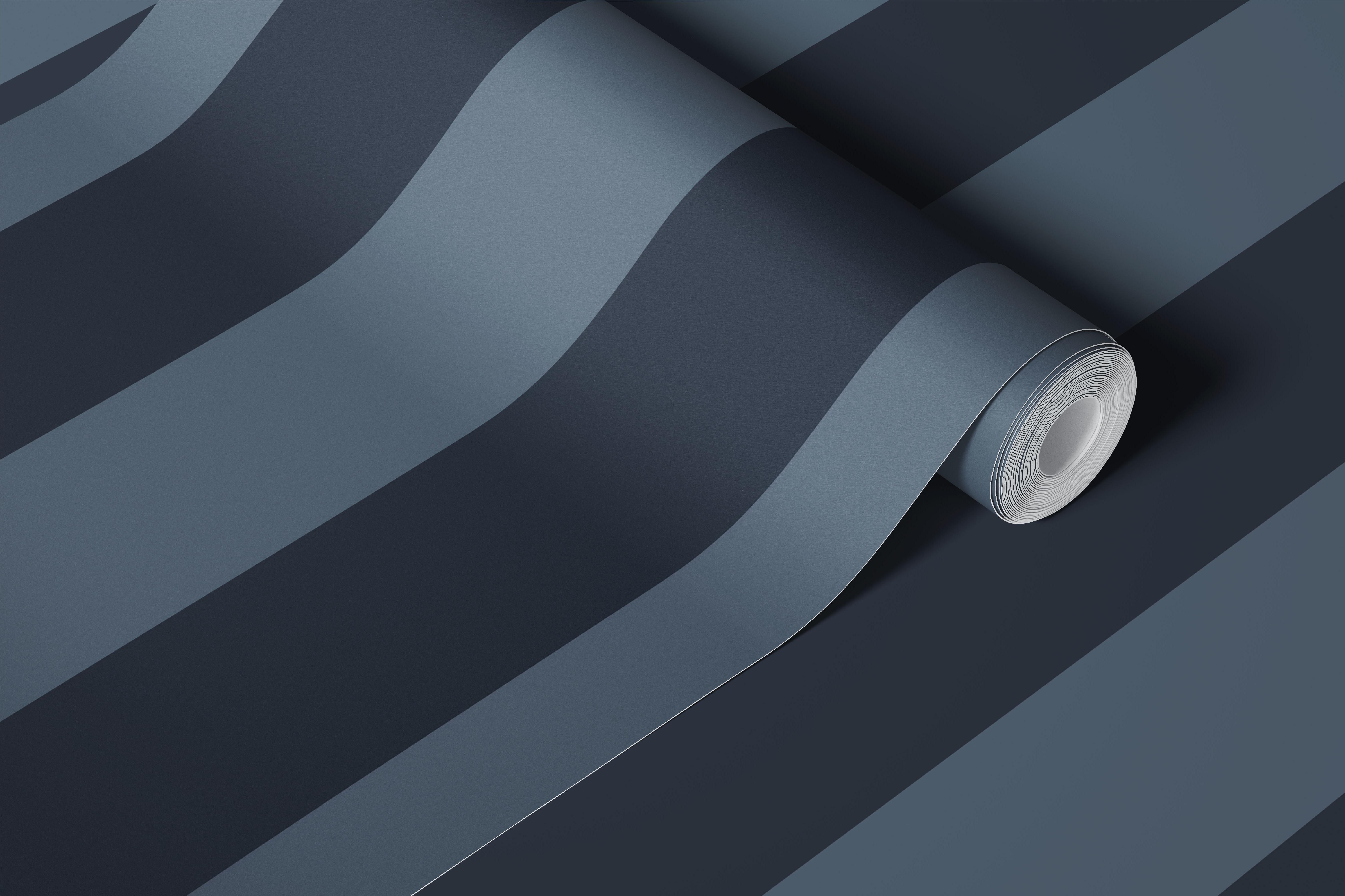 Cool grey striped wallpaper showing dark and light grey tones in a modern style