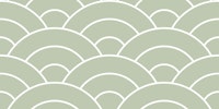 Seigaiha Sage Green Arches M behang