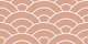 Seigaiha Soft Terracota Rose Arches M
