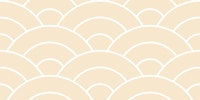 Seigaiha Vanilla Arches M behang