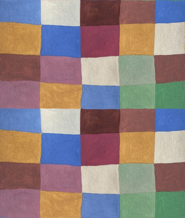 Multicolor Checkered Art