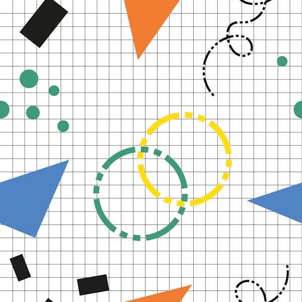 Playful Memphis Style Grid